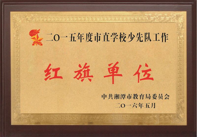 20210107益智：热烈祝贺湘潭市益智中学少先队大队荣获“全国优秀少先队集体”！