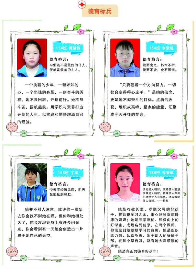 湘潭市益智中学2020年下学期八年级优秀学生表彰